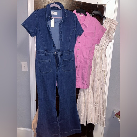 Kancan Denim flare jumpsuit - Picture 2 of 2